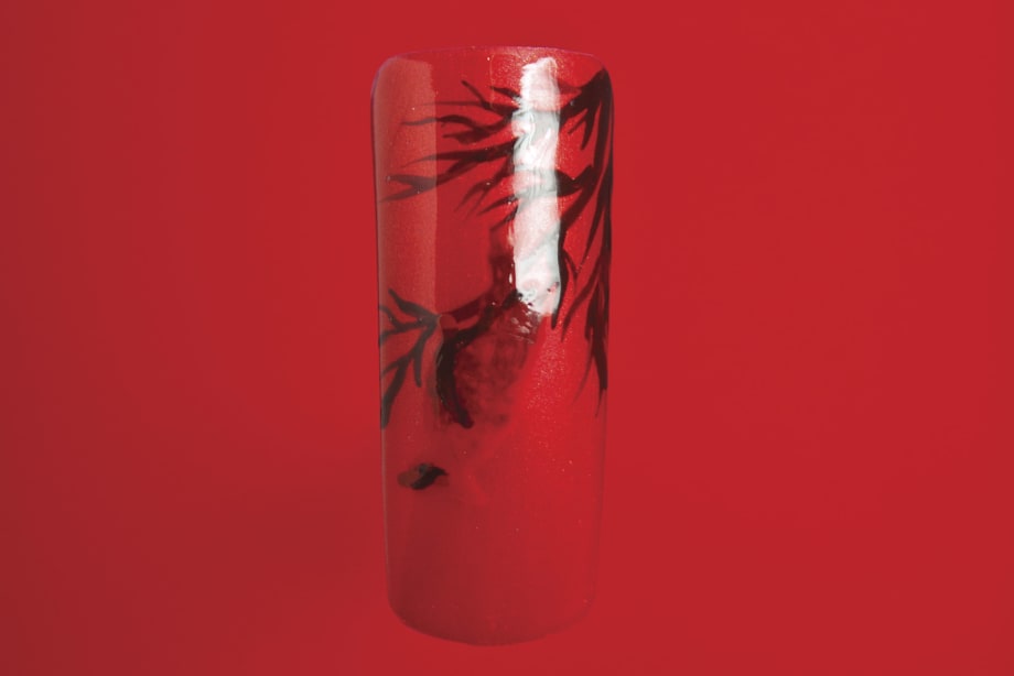 Holiday Red-dy Nail Art