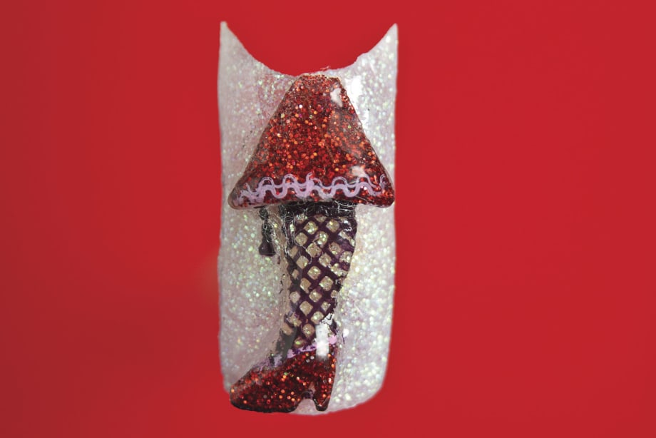 Holiday Red-dy Nail Art