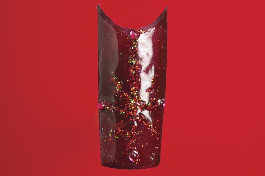 Holiday Red-dy Nail Art