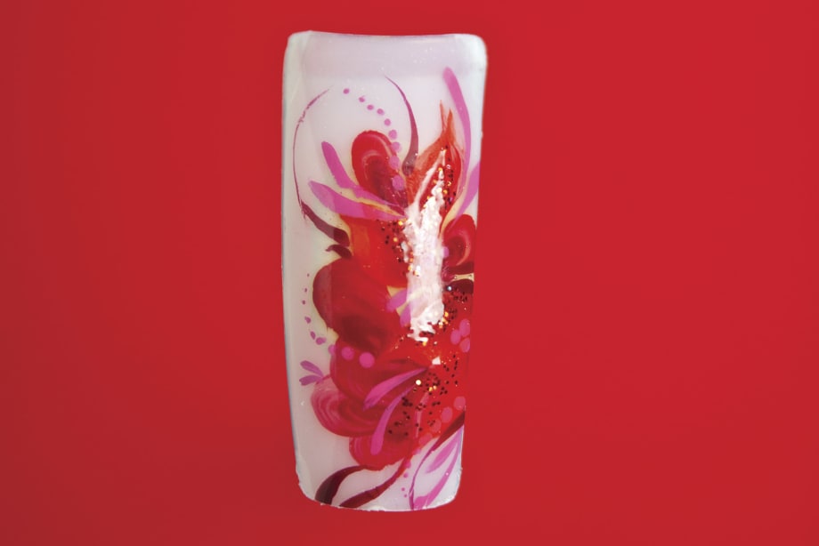 Holiday Red-dy Nail Art