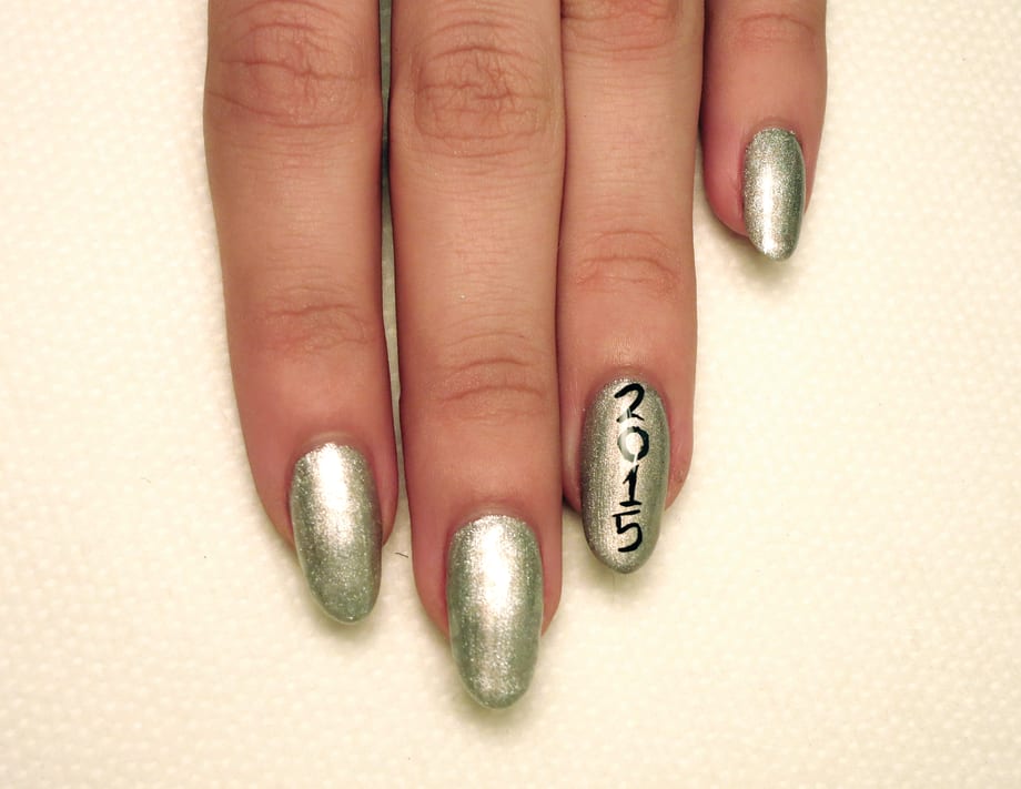 NYE Nails with Orly GelFX Shade Shifter