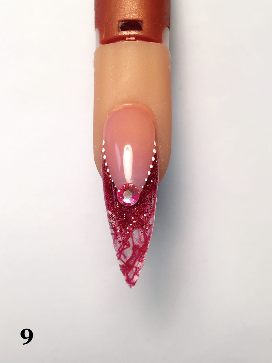 Angel Hair French Nail Art