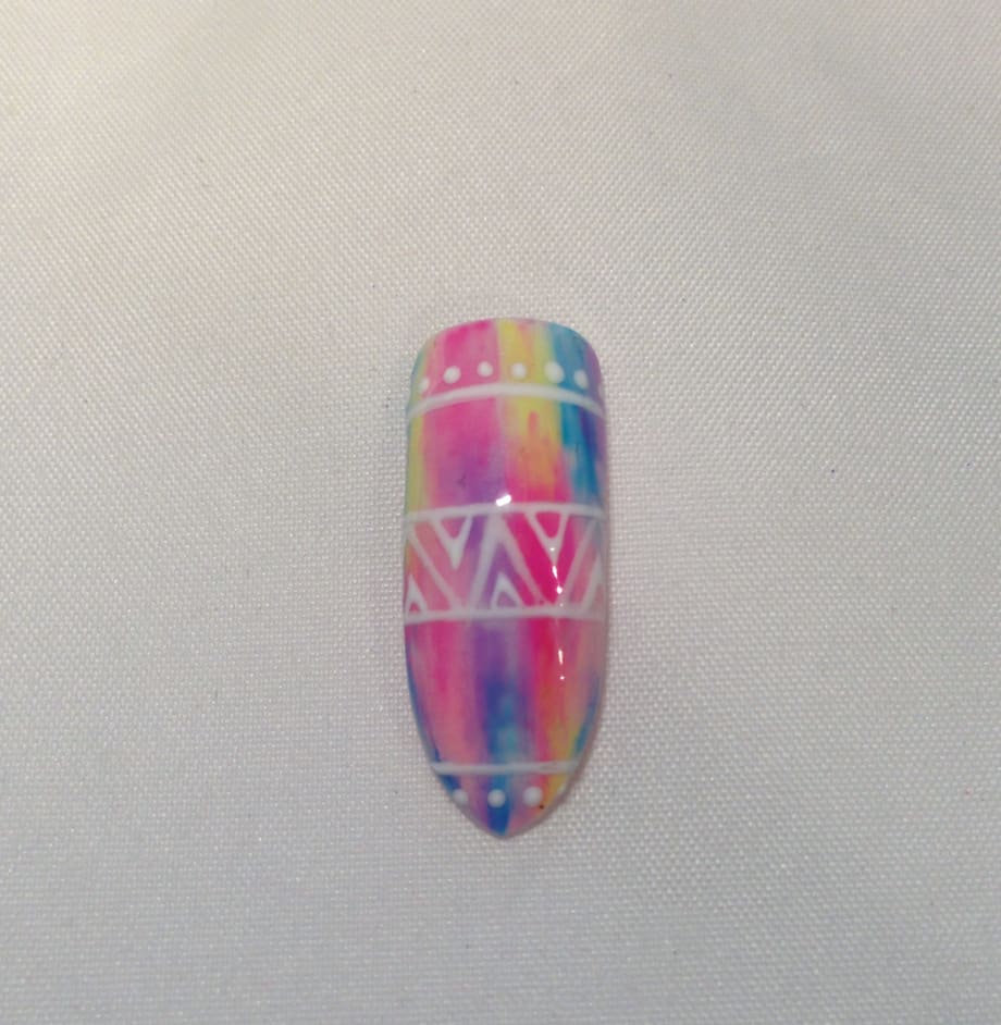 How-To: Neon Tribal Nail Art