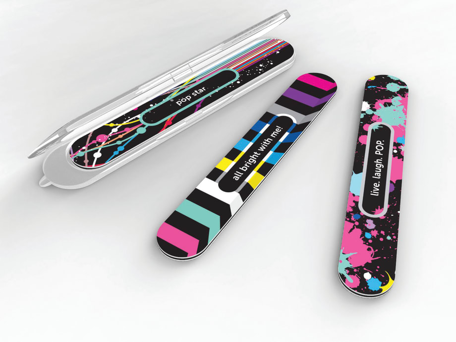 4-in-1 Catty Nail File & Case Color Pop Collection