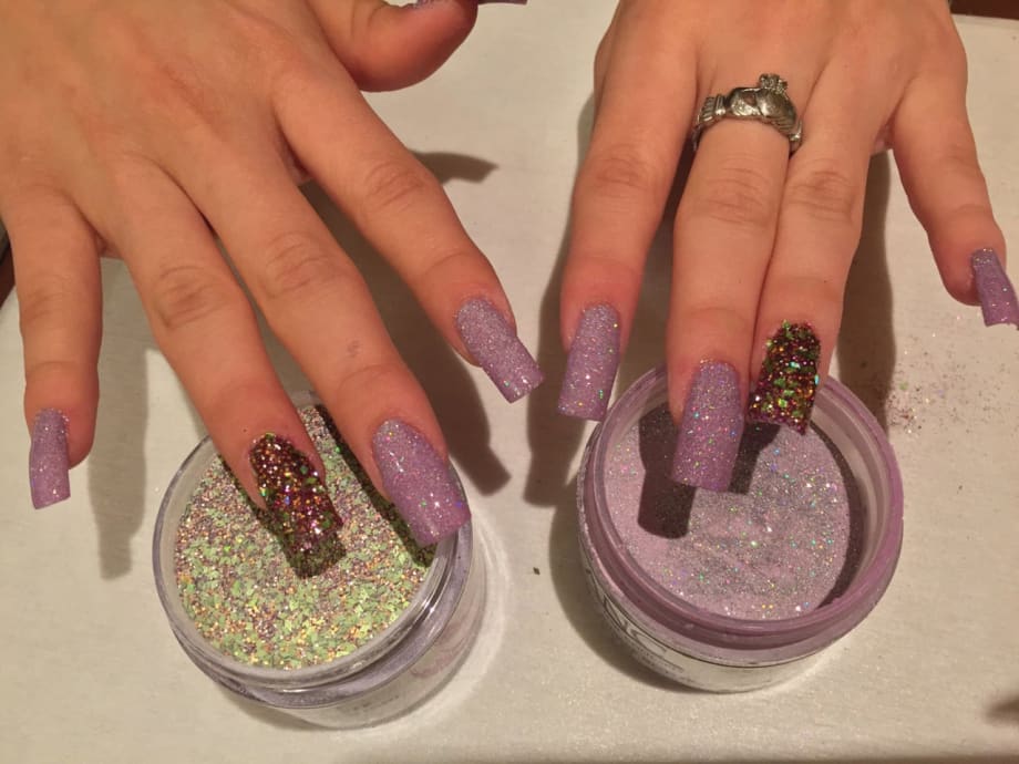 How to Apply  Colored Dip Powders