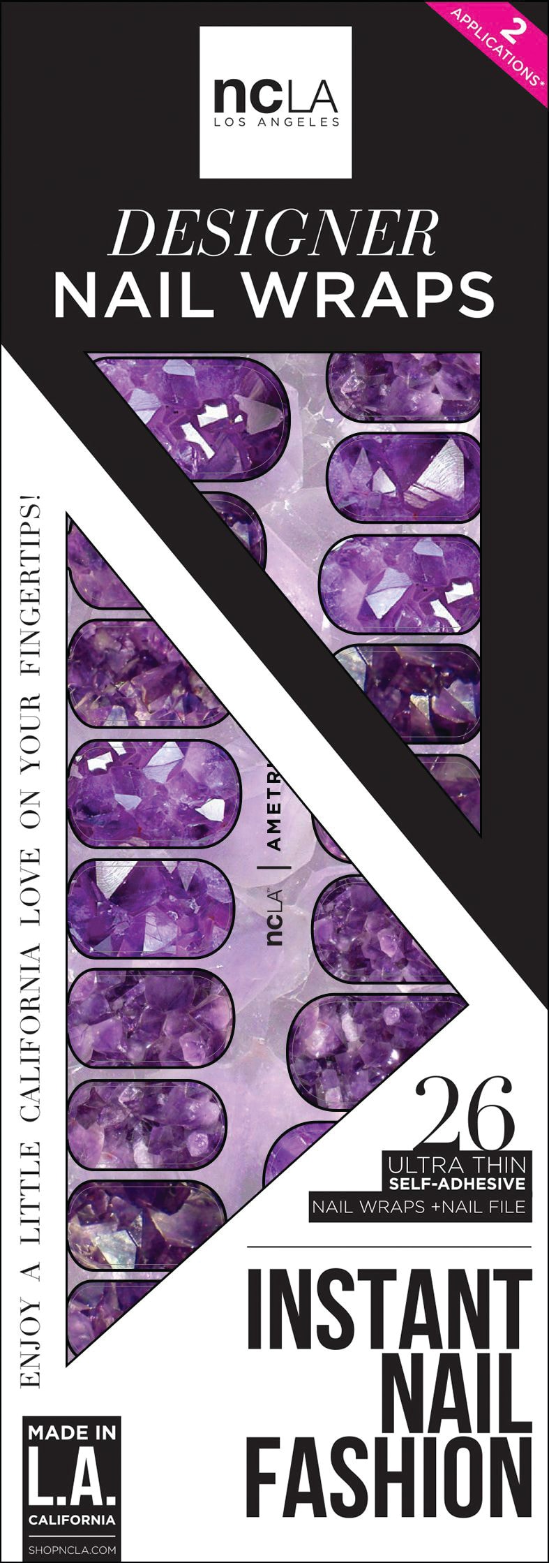 Semi-Precious Stones Nail Wraps