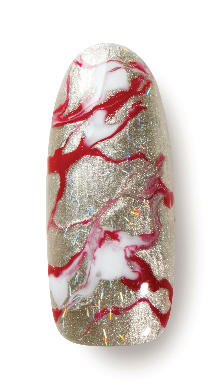 Festive Marble with  OPI Starlight Collection