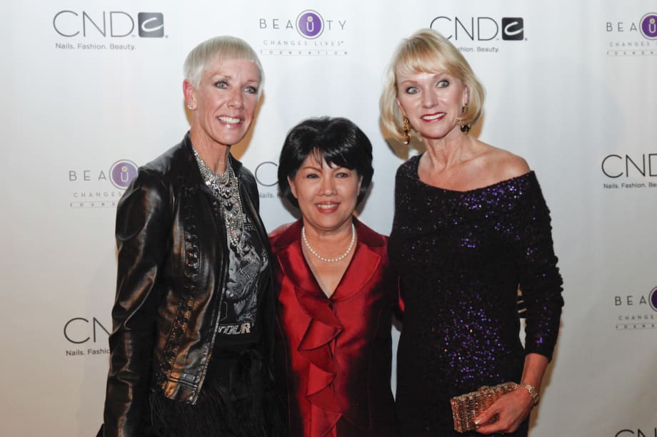CND and Beauty Changes Lives Honor Tippi Hedren