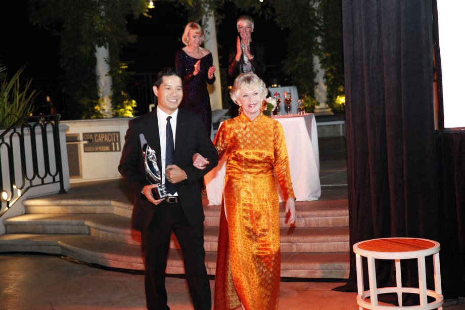 CND and Beauty Changes Lives Honor Tippi Hedren