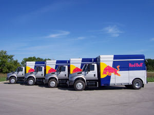 Red Bull Purchases Hybrid Delivery Trucks