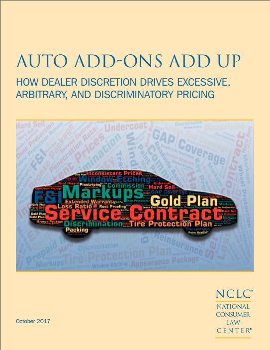 Consumer Advocacy Group Calls for Regulatory Review of F&I Product Pricing