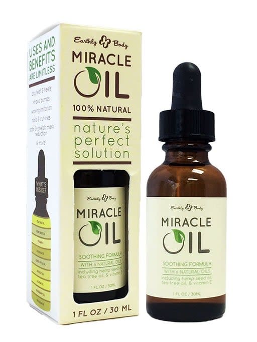 Earthly Body Miracle Oil Extends Product Offerings