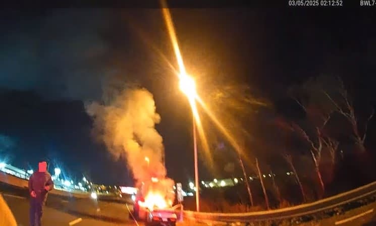 New Jersey Officer Rescues Man from Burning Vehicle