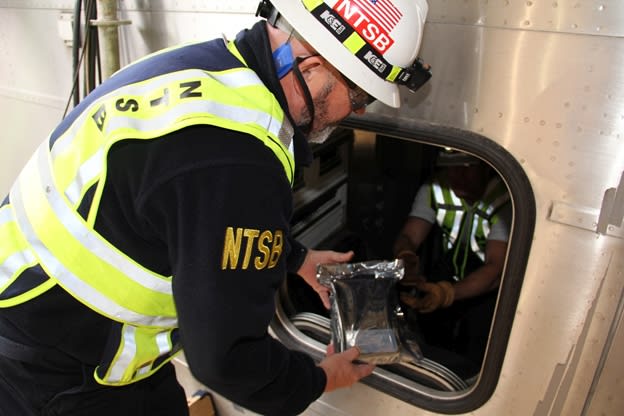 NTSB retrieves data, video recorders from NJ Transit train crash