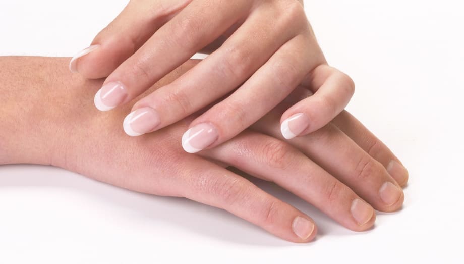NSI's Attraction Pink Masque Nail Powder Application