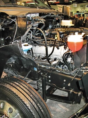 Ford Showcases Alternative Fuel Medium-Duty Vehicles, Adds V10 Gasoline Power to F-650.