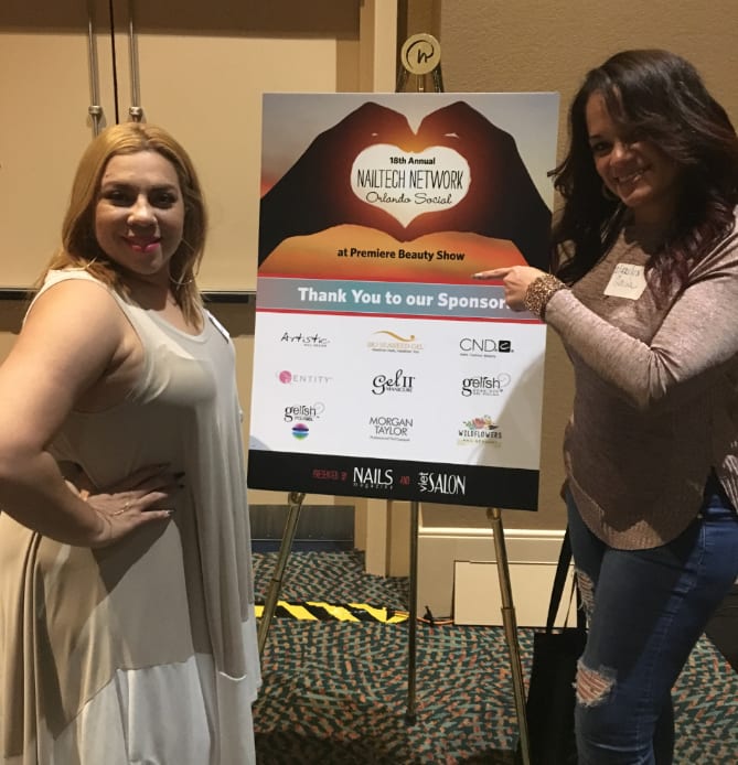 Nail Tech Networking Event at Premiere Orlando 2017