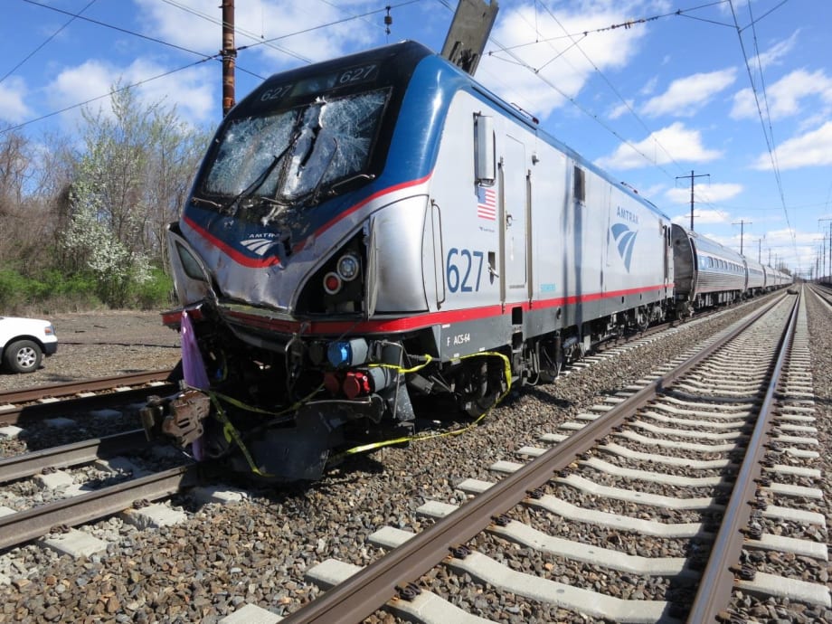 Amtrak engineer in Pa. train crash tested positive for marijuana, opioids