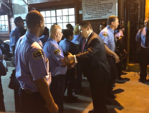 New NYC Education Chancellor Visits School Bus Company