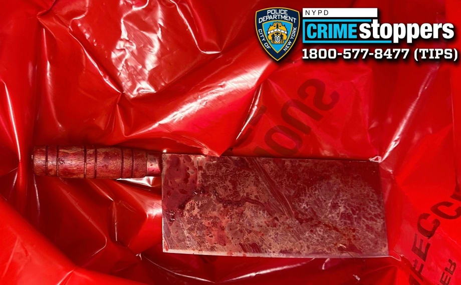 Man Attacking Girls with Meat Cleaver Shot by NYPD Officers