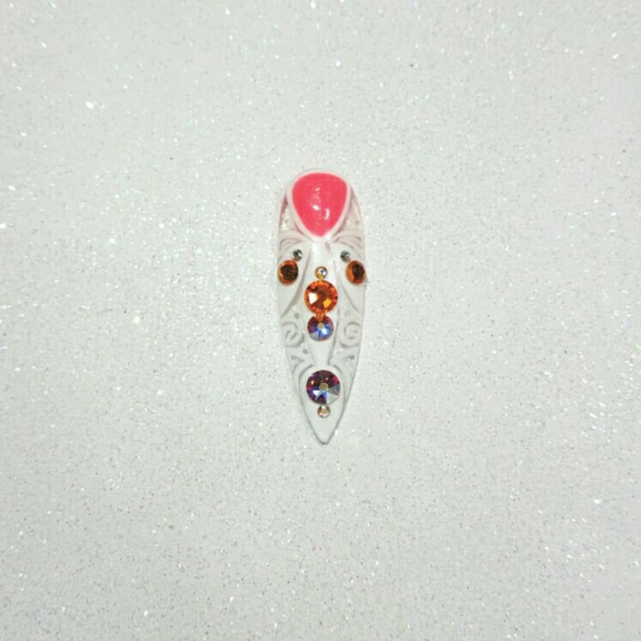 How-To: Detailed Negative Space Nail Art