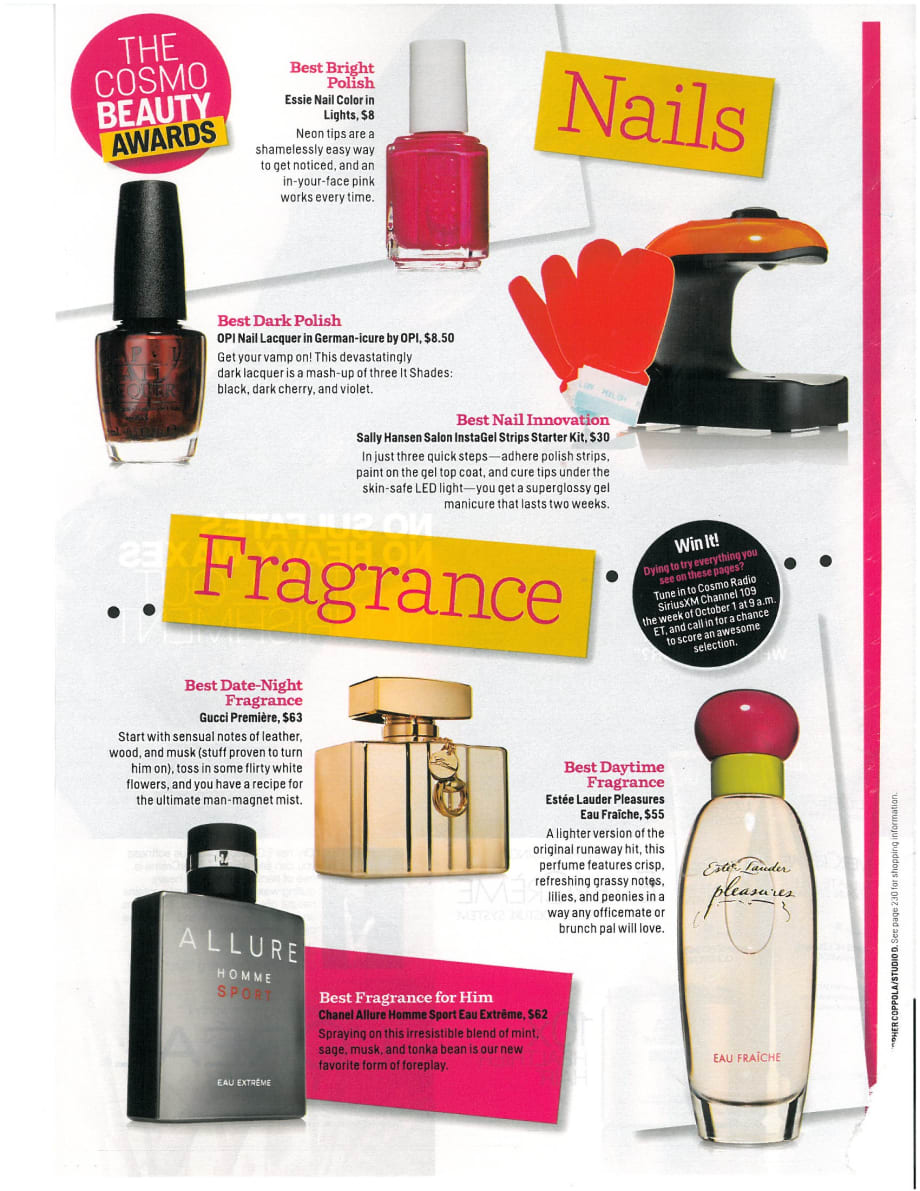 <i>Cosmo</i> Awards OPI and Essie