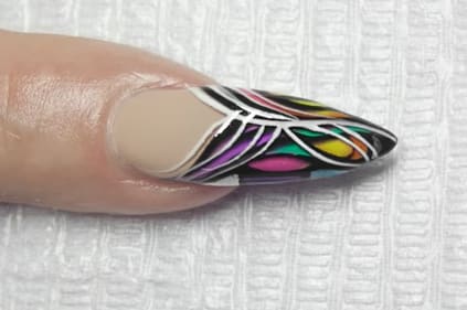 Chromatic Elegance Nail Art
