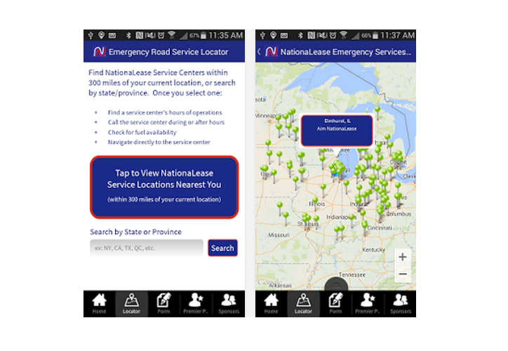 NationaLease Releases Emergency Road Service App