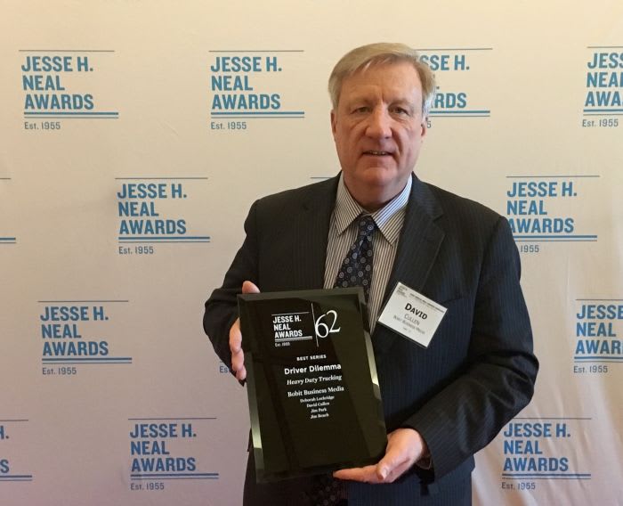 Heavy Duty Trucking Wins a Neal Award for Driver Shortage Series