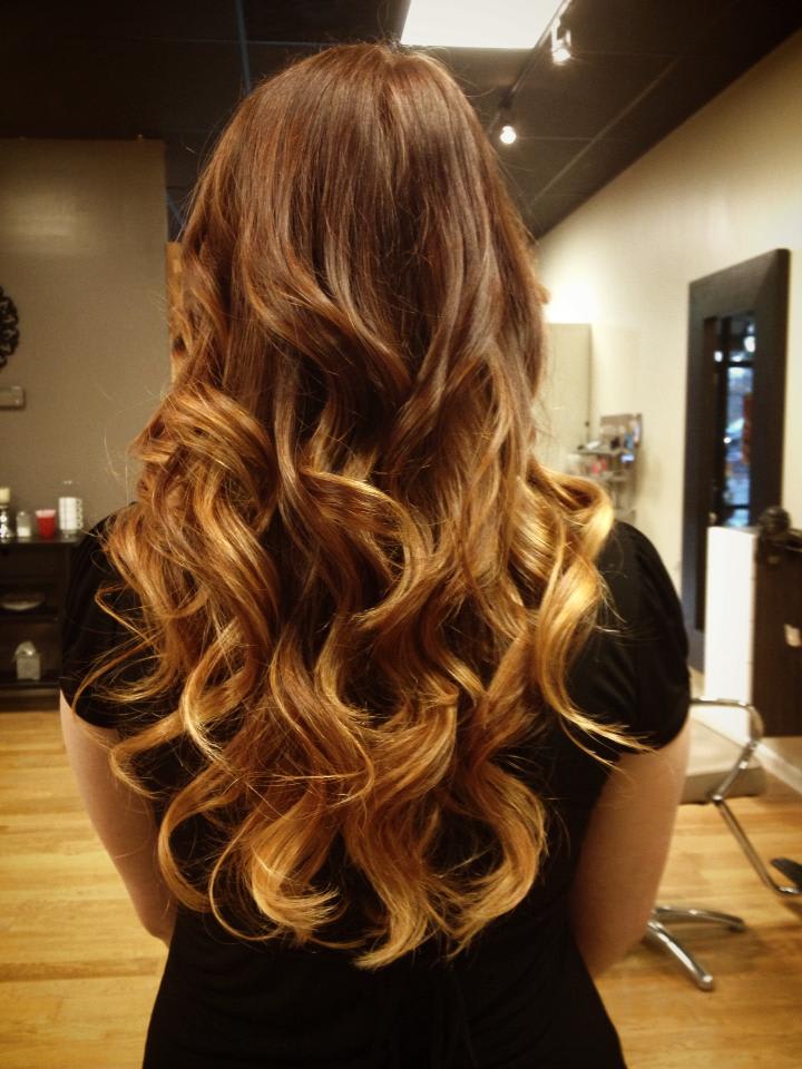 Copper to Blonde Ombre by Mary Campbell