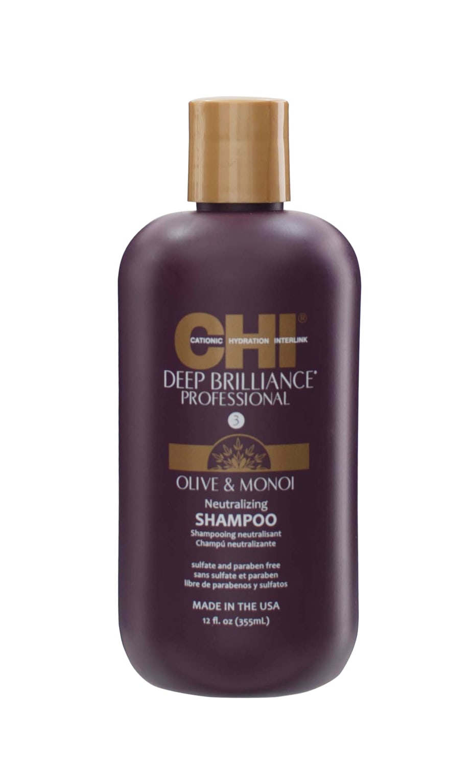 The CHI Deep Brilliance Olive & Monoi Oil Optimum Moisture Line