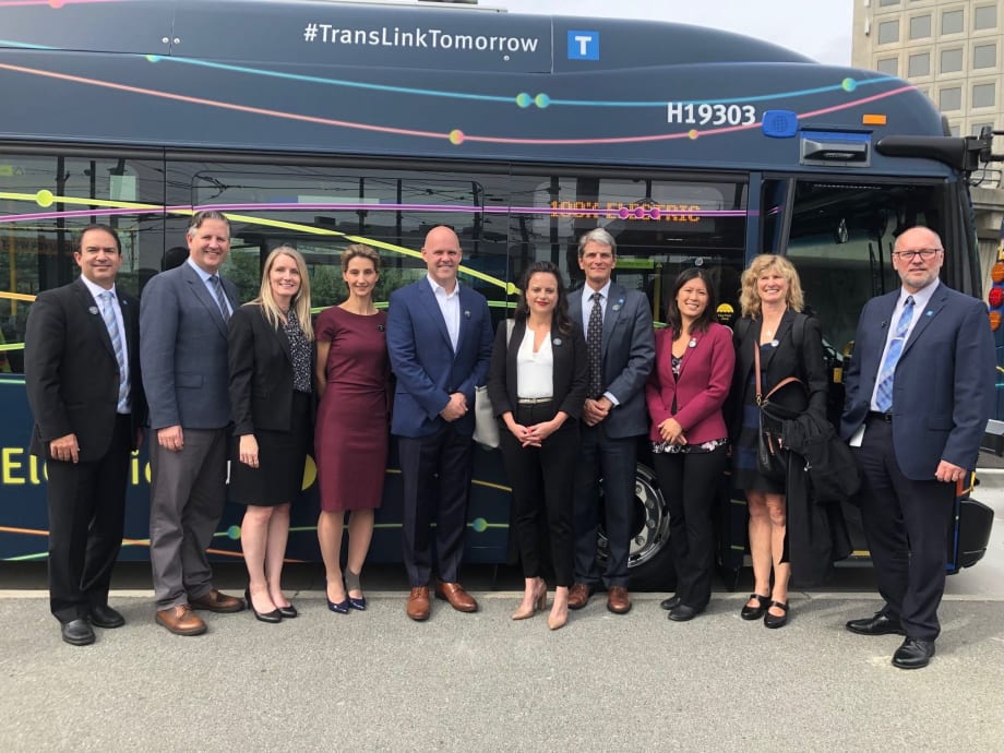 TransLink, CUTRIC launch New Flyer battery-electric buses for pilot