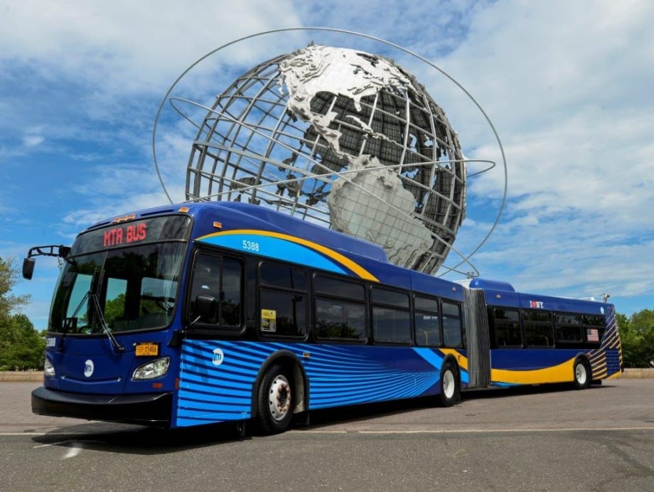 NY MTA introduces the first of more than 2,000 state-of-the-art buses