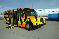 Indianapolis Airport to Use New Buses to Aid Passenger Convenience