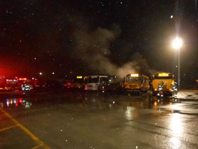Update: Suspect identified in school bus fires