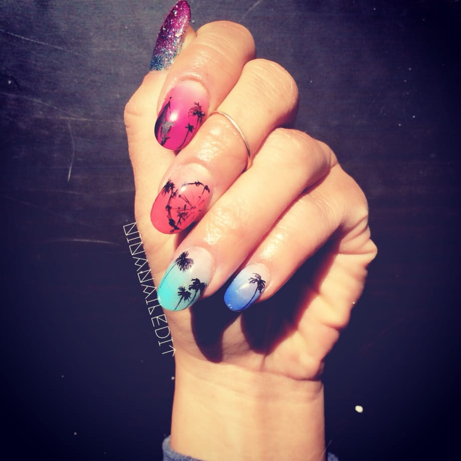 Music Festival Nail Art