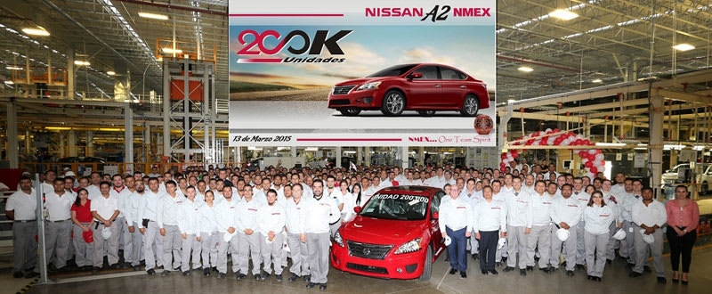 Nissan Mexican Production Plant Reaches Milestone