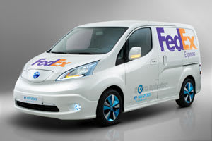 FedEx, Nissan Expand Testing of Electric Nissan e-NV200