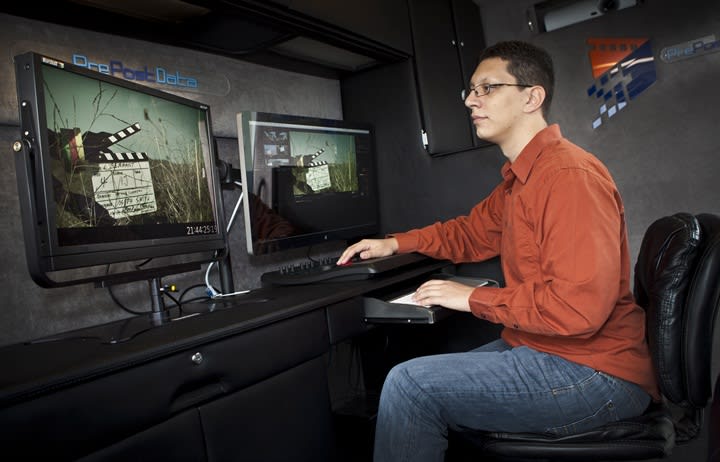 Nissan NV Powers Mobile Film Edit Suite