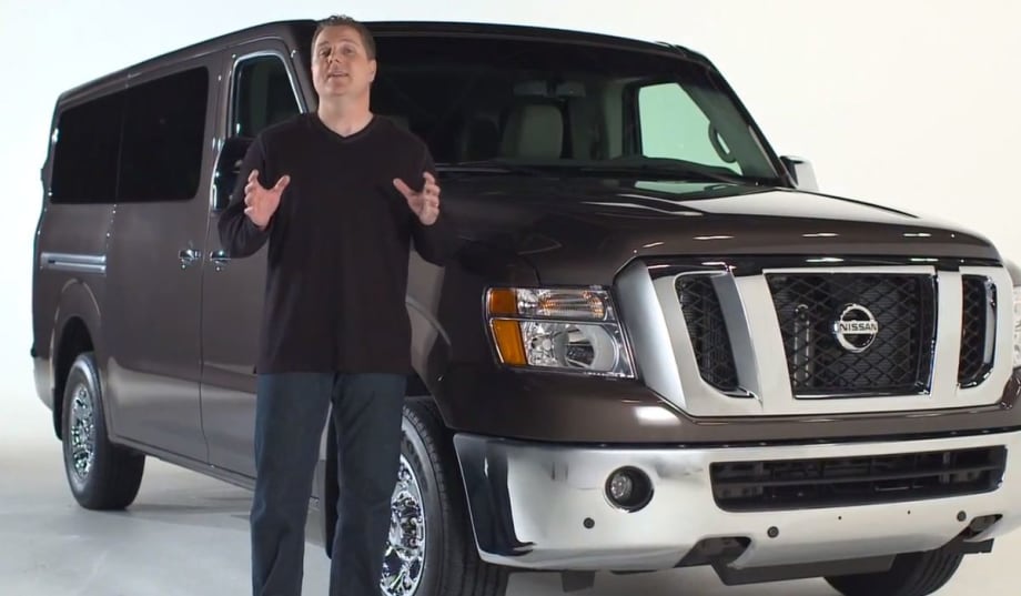 Nissan Videos Show Walkarounds of NV Cargo and Passenger Vans