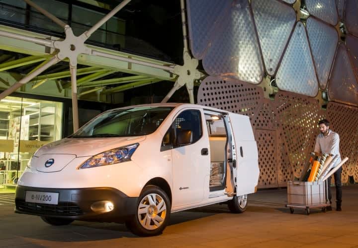 Nissan Begins Production of e-NV200 Electric Van