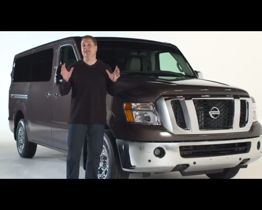 VIDEO: Nissan Shows Walk-arounds of NV Cargo and Passenger Vans