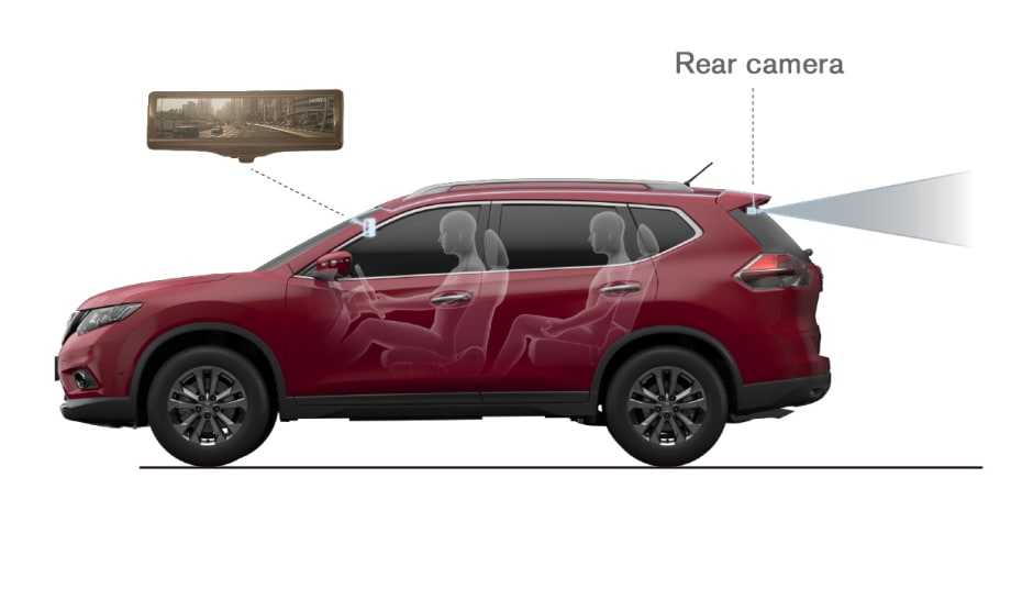 Video: Nissan Debuts Smart Rearview Mirror