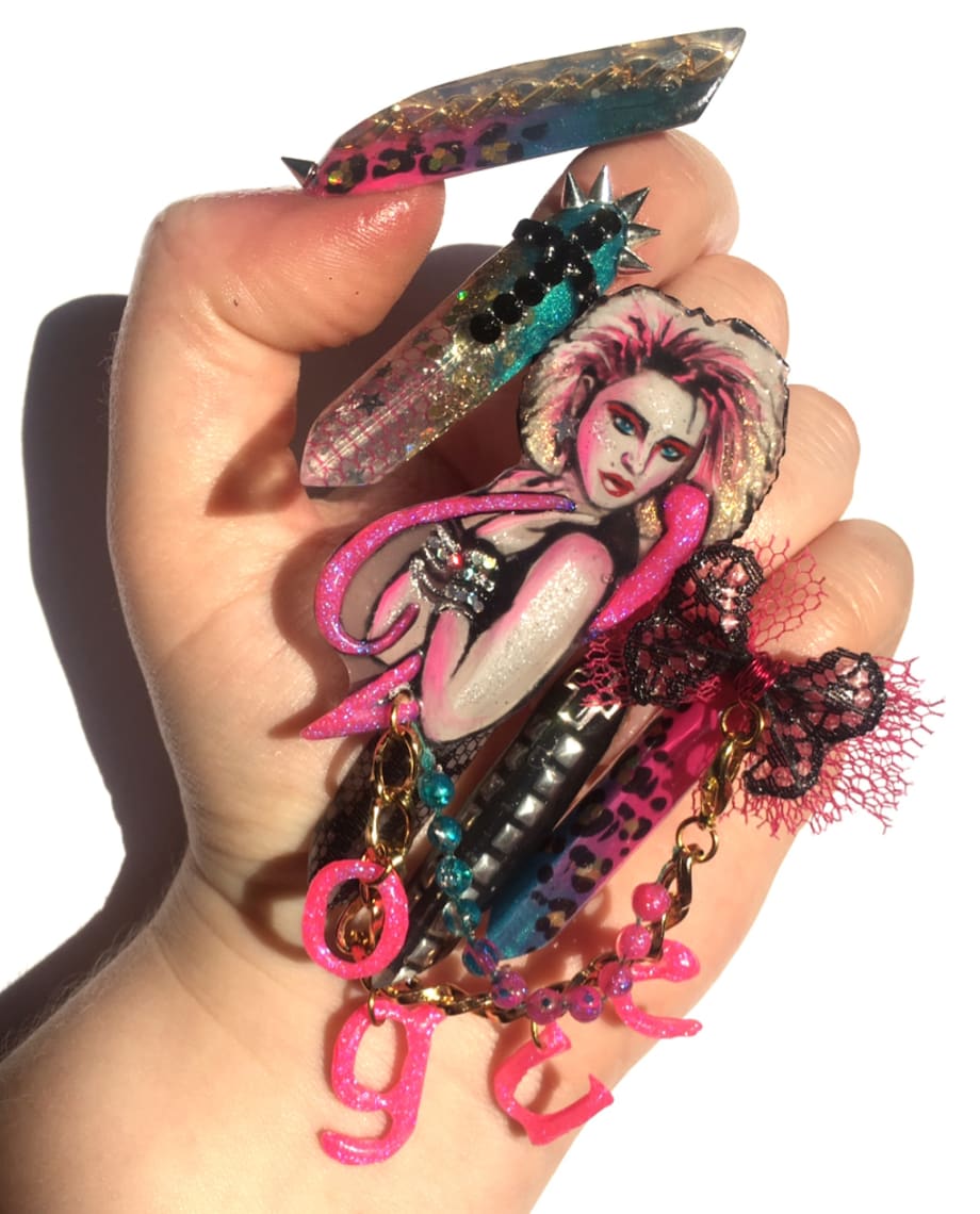 NTNA S. 6 Challenge 7: '80s Modonna Nail Art (Nixxi)