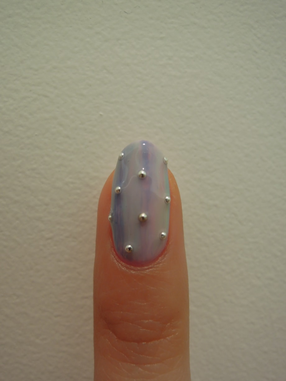 Embellished Ombre Nail Art