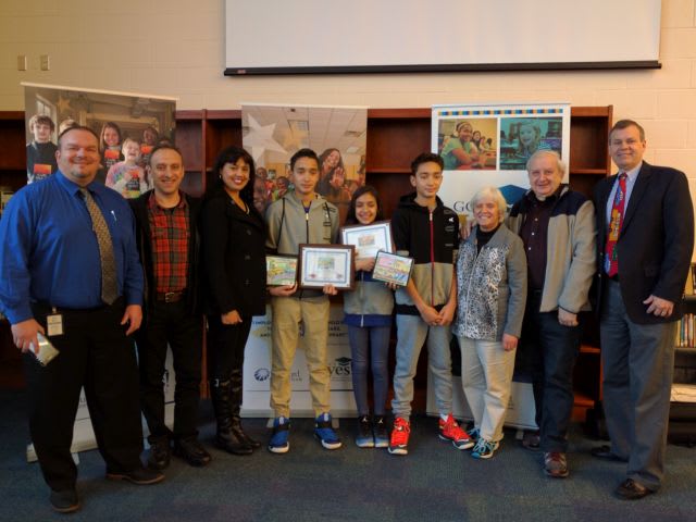 3 Siblings Honored for School Bus Safety Posters