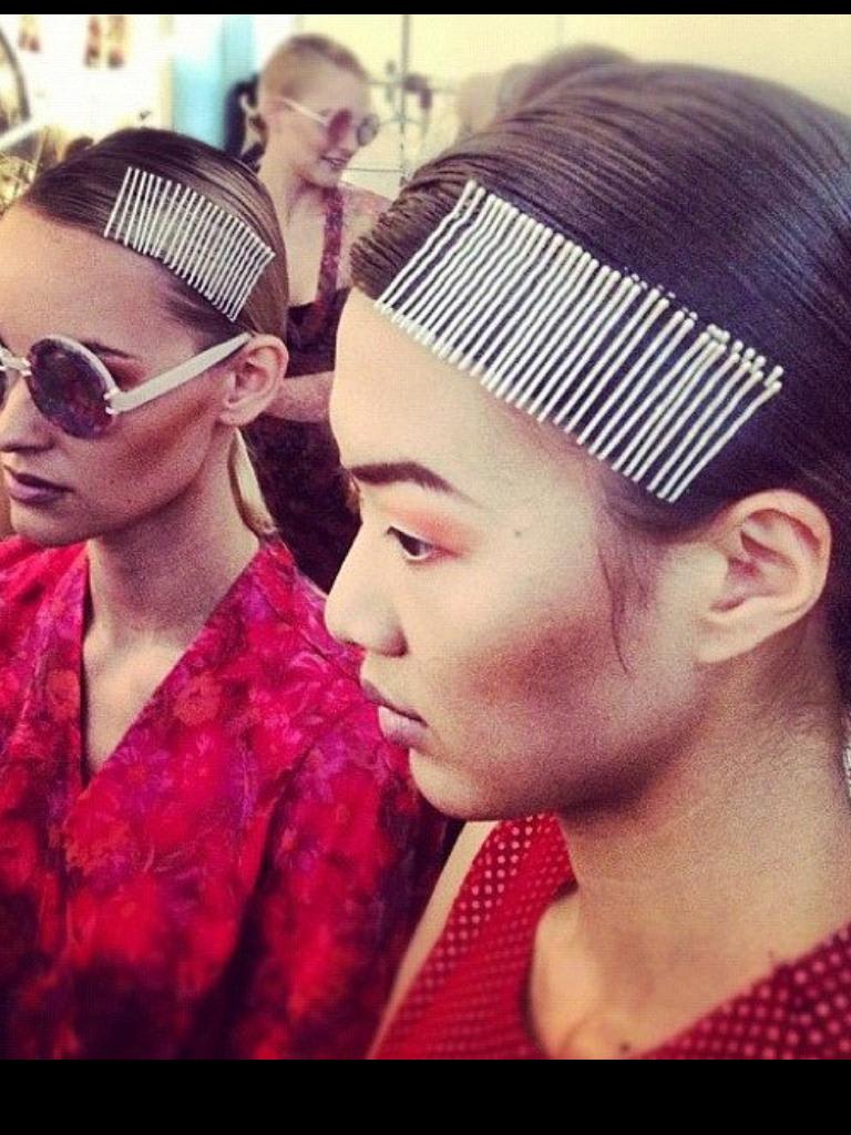 Deep Side Parts, Buns, Braids--Fall Hair Style Ideas