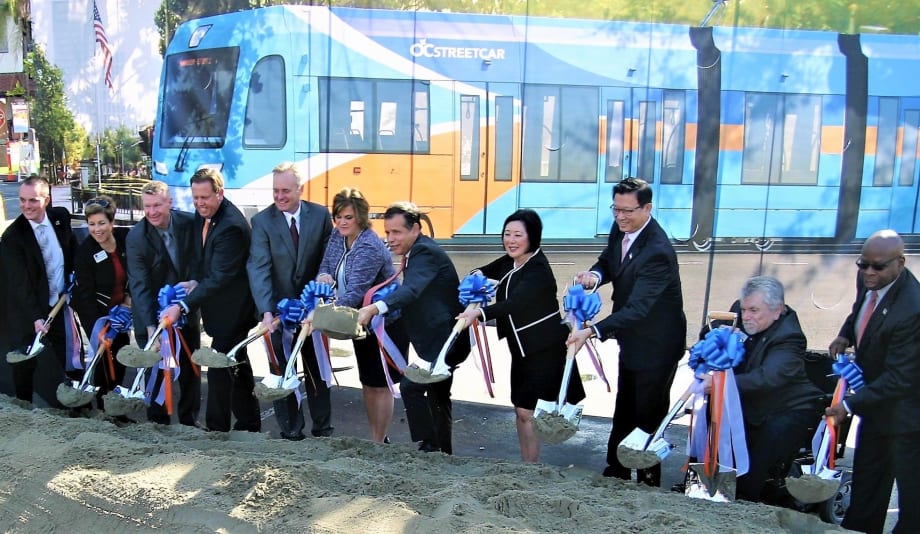 California's OC Streetcar breaks ground, lands FFGA