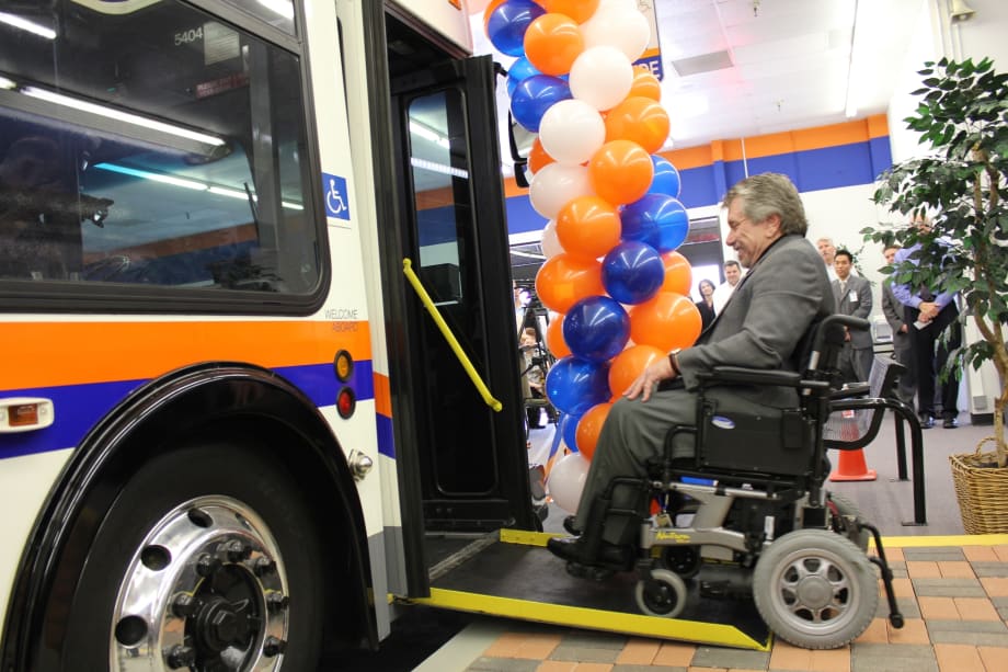 OCTA unveils transit simulator to aid disabled riders