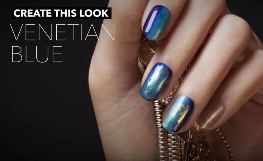 Venetian Blue Nails (OPI GelColor Tutorial)